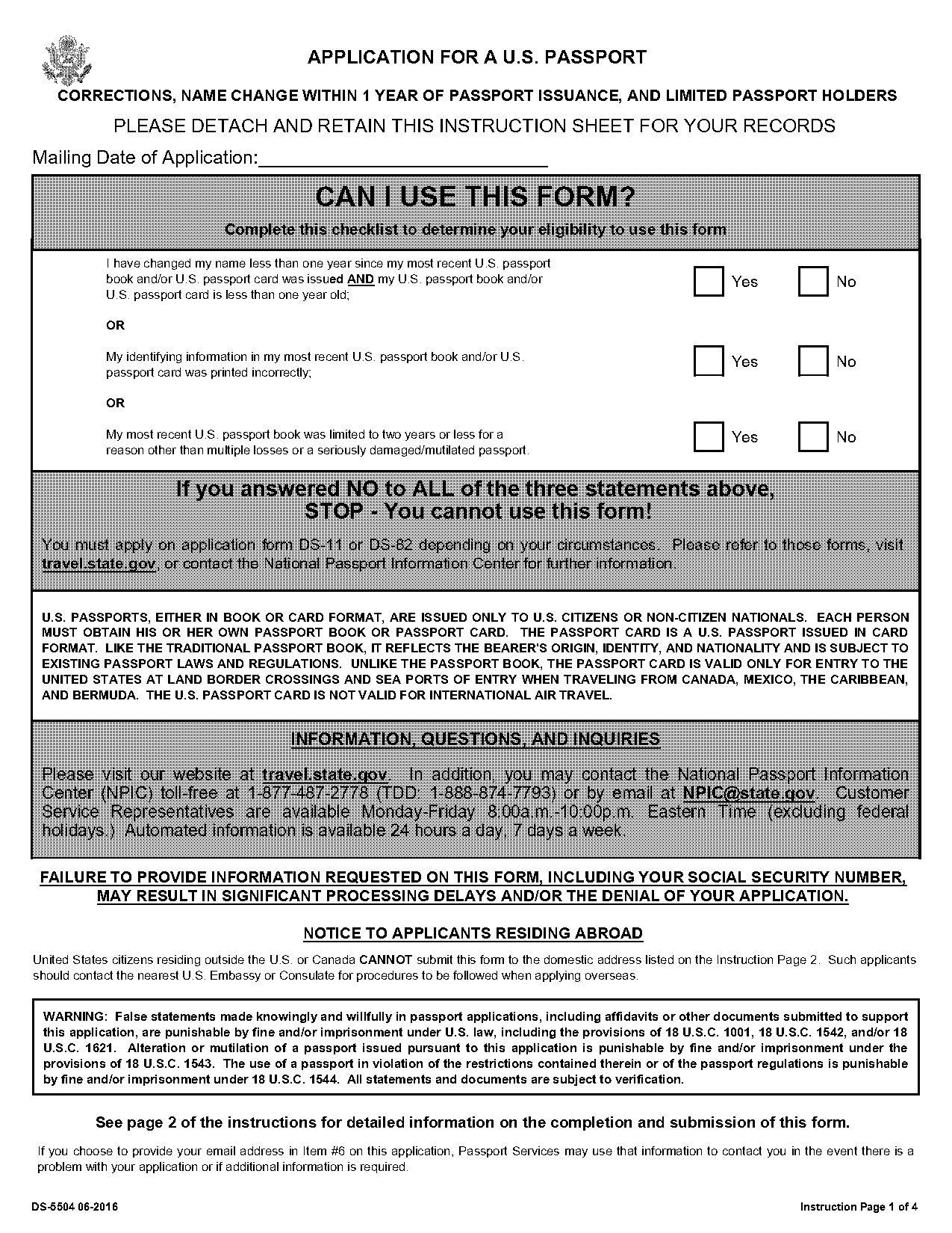 renew passport if expired us