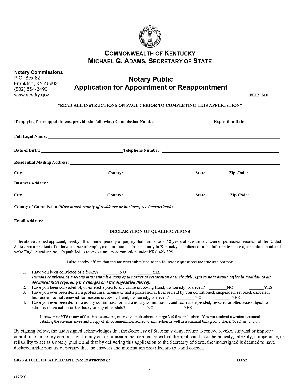 appointment sign up online form