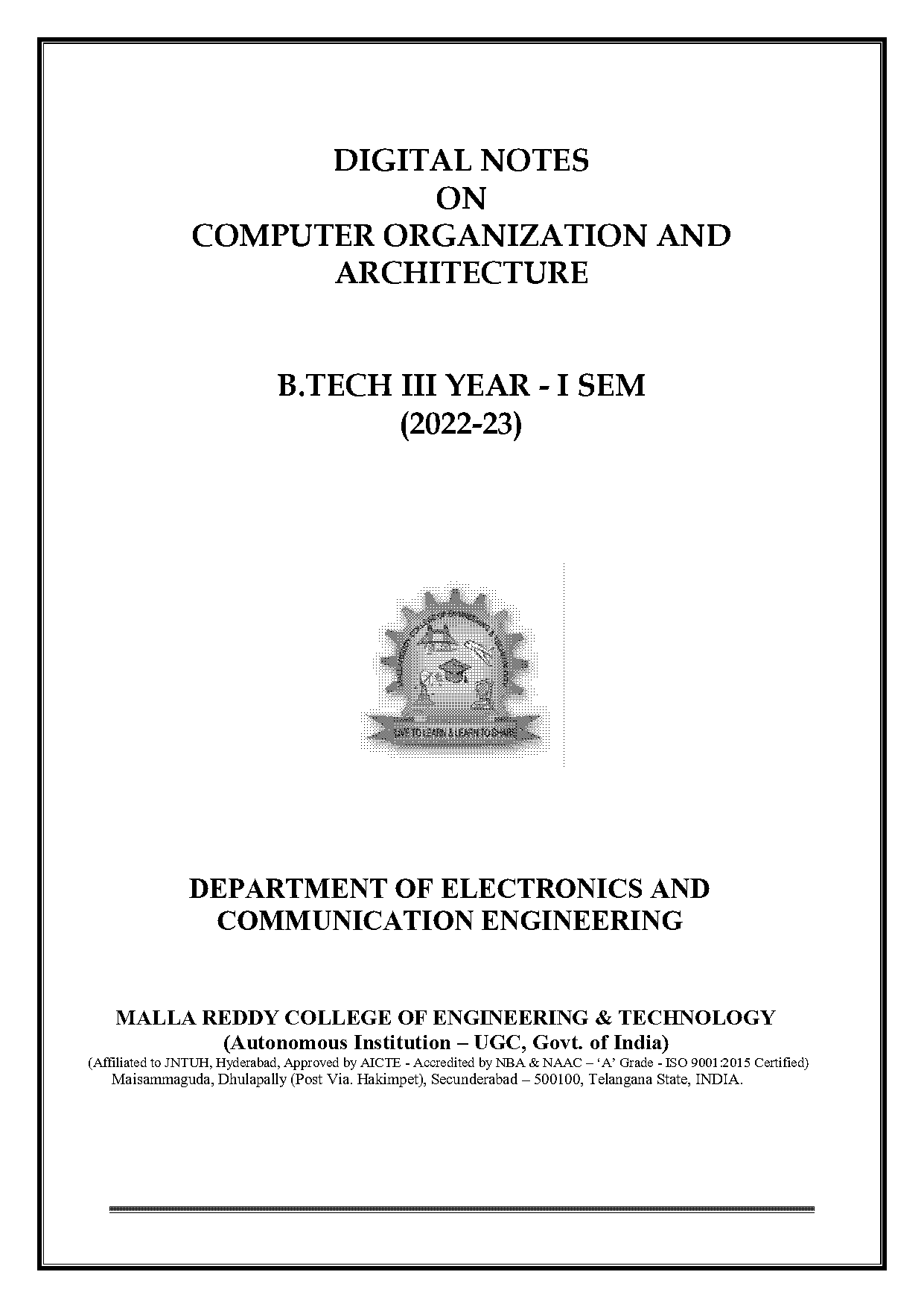 computer architecture and organization notes by morris mano pdf