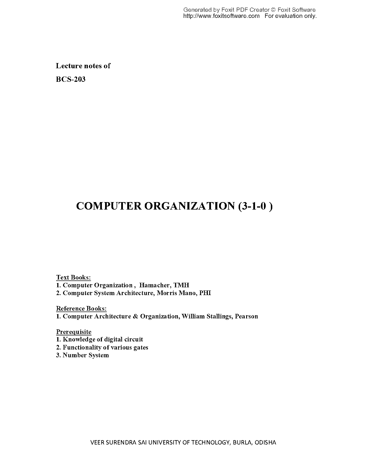 computer architecture and organization notes by morris mano pdf