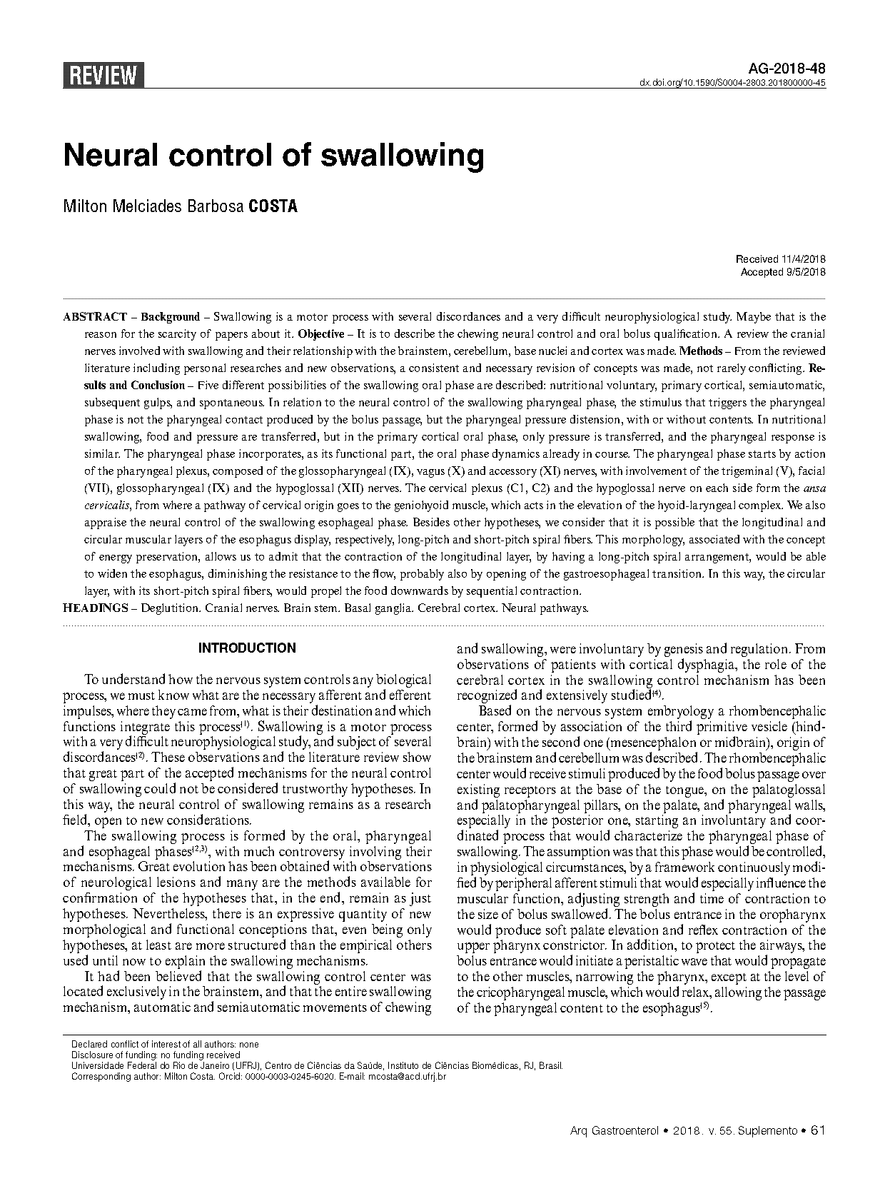 involuntary sequential contractions of the smooth muscle