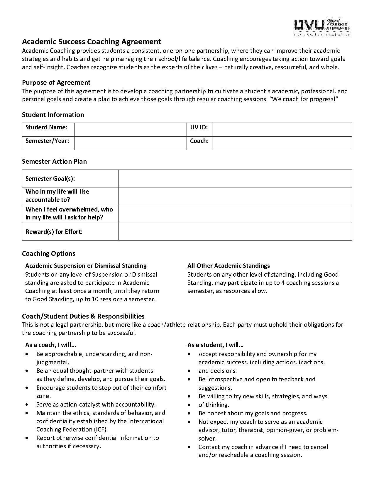 life coach contract example