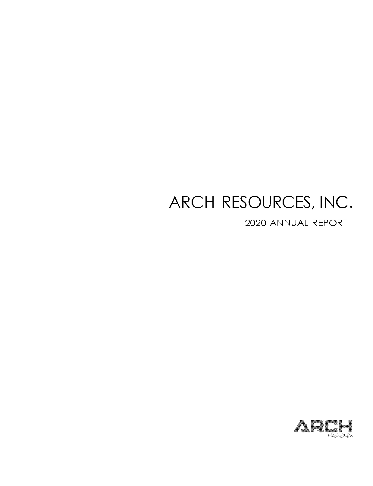 arch coal income statement