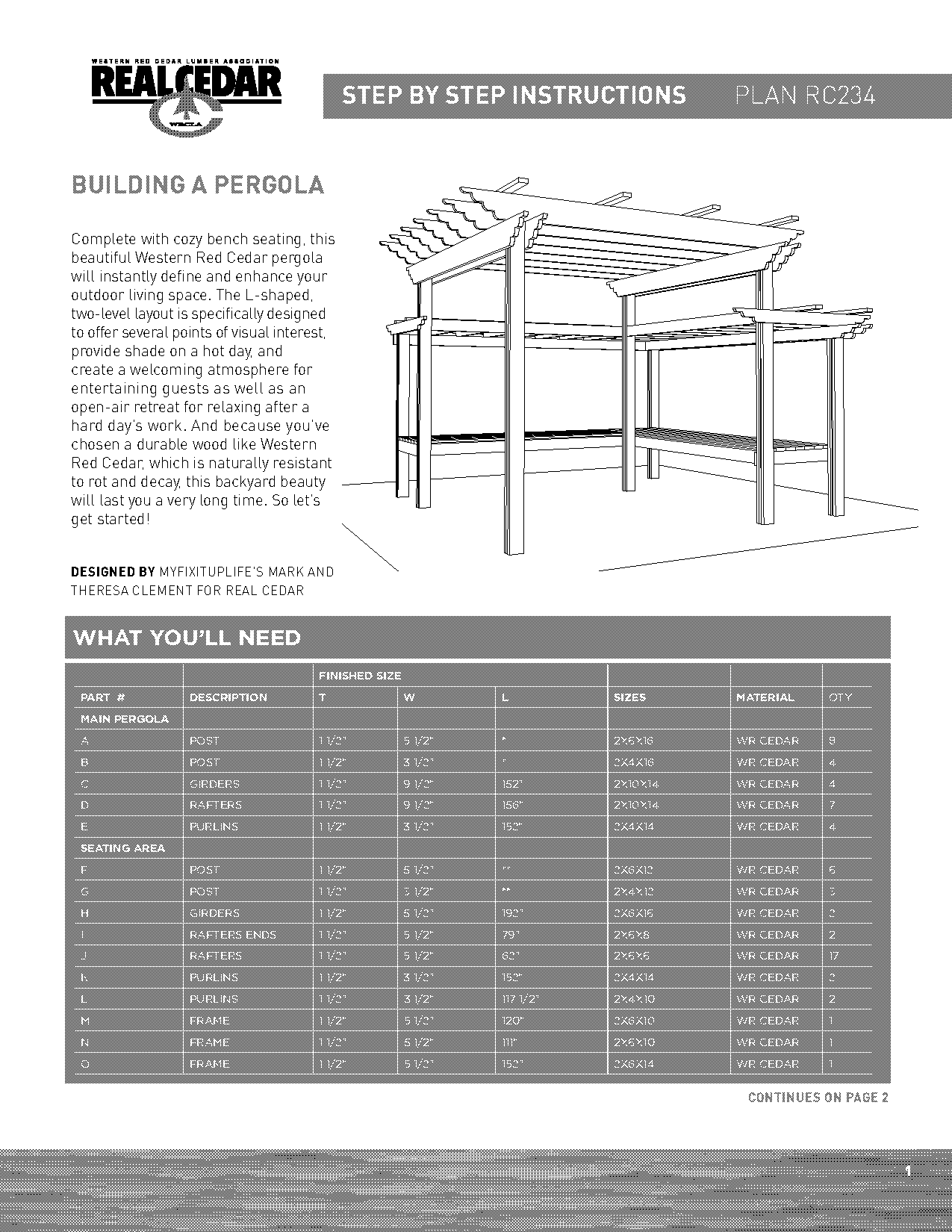 pergola rafter tail design template