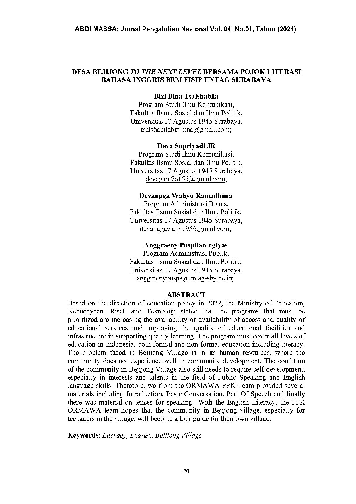 rumus simple present continuous tense