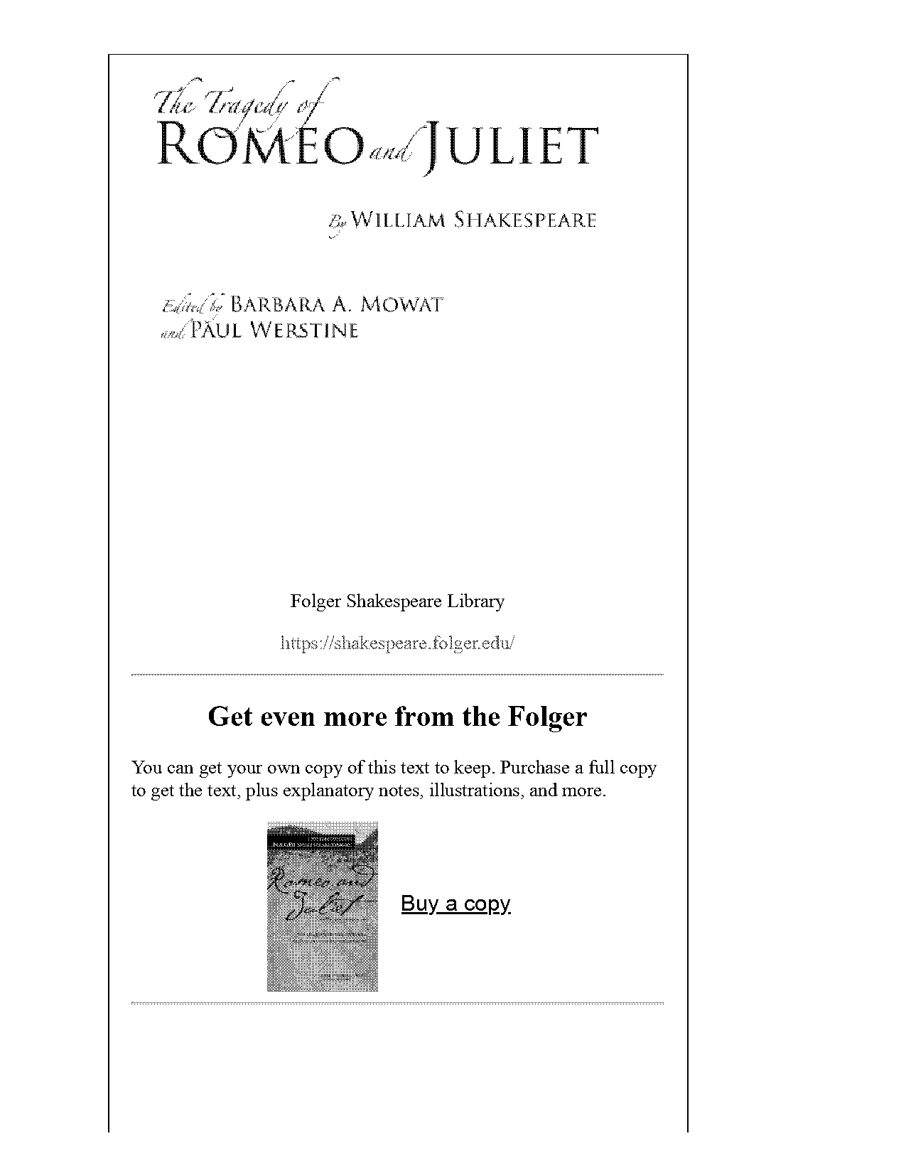 romeo and juliet broken down by acts