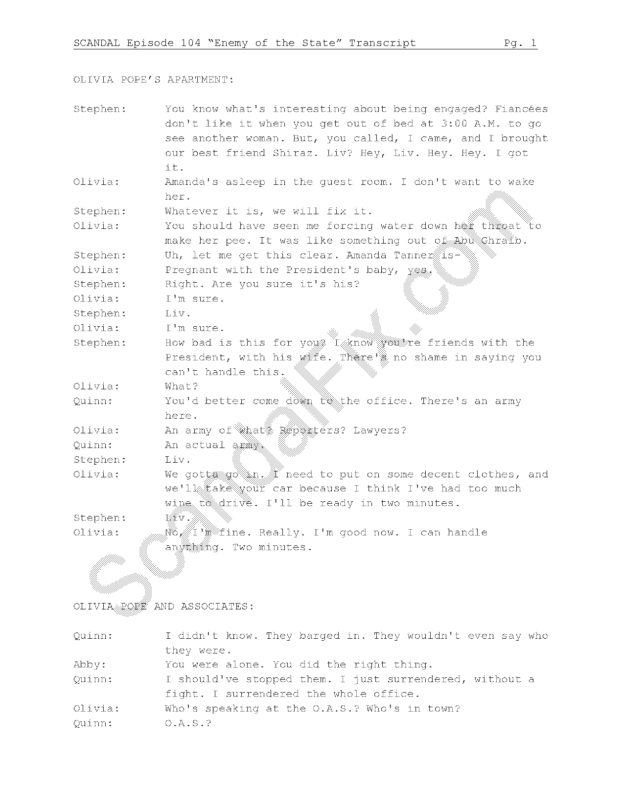 enemy of the state transcript