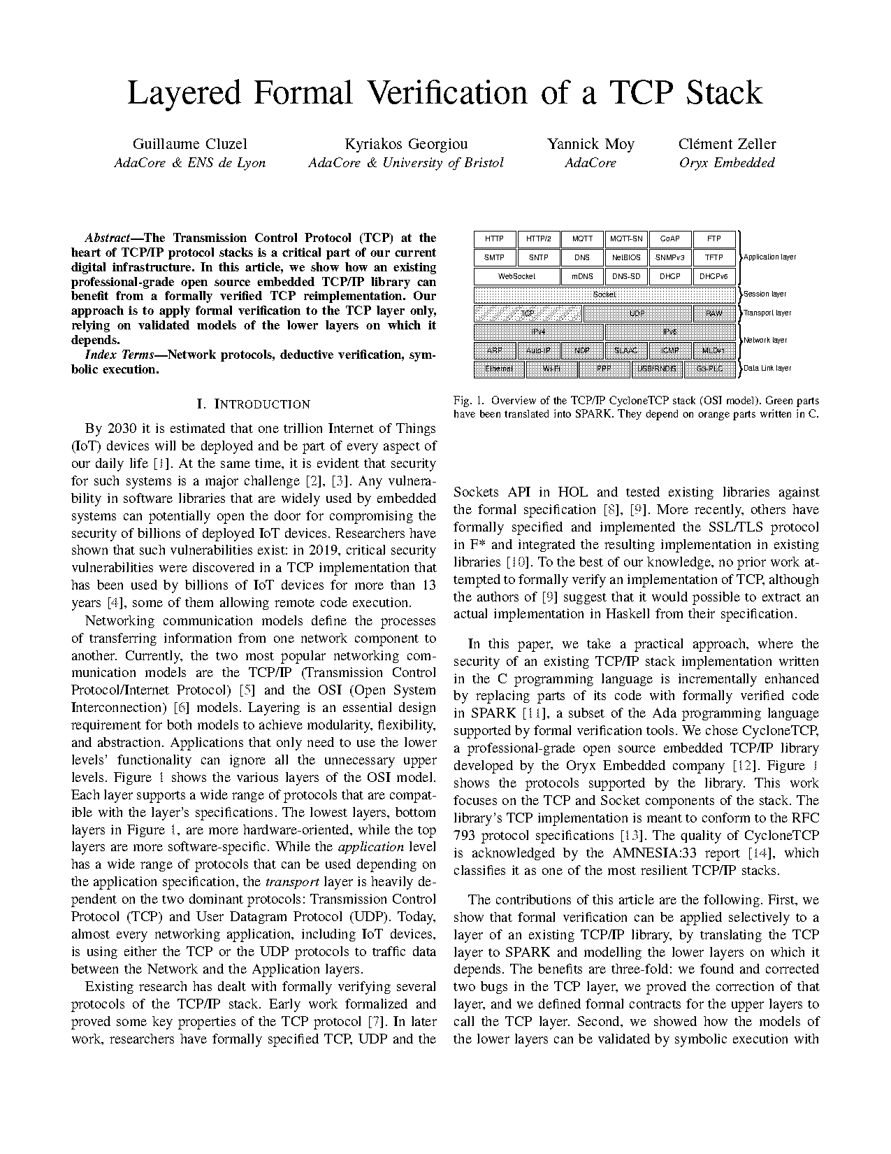 transmission control protocol role