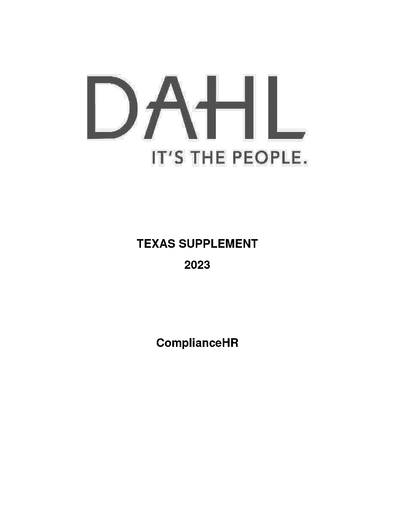 new employee handbook template for texas