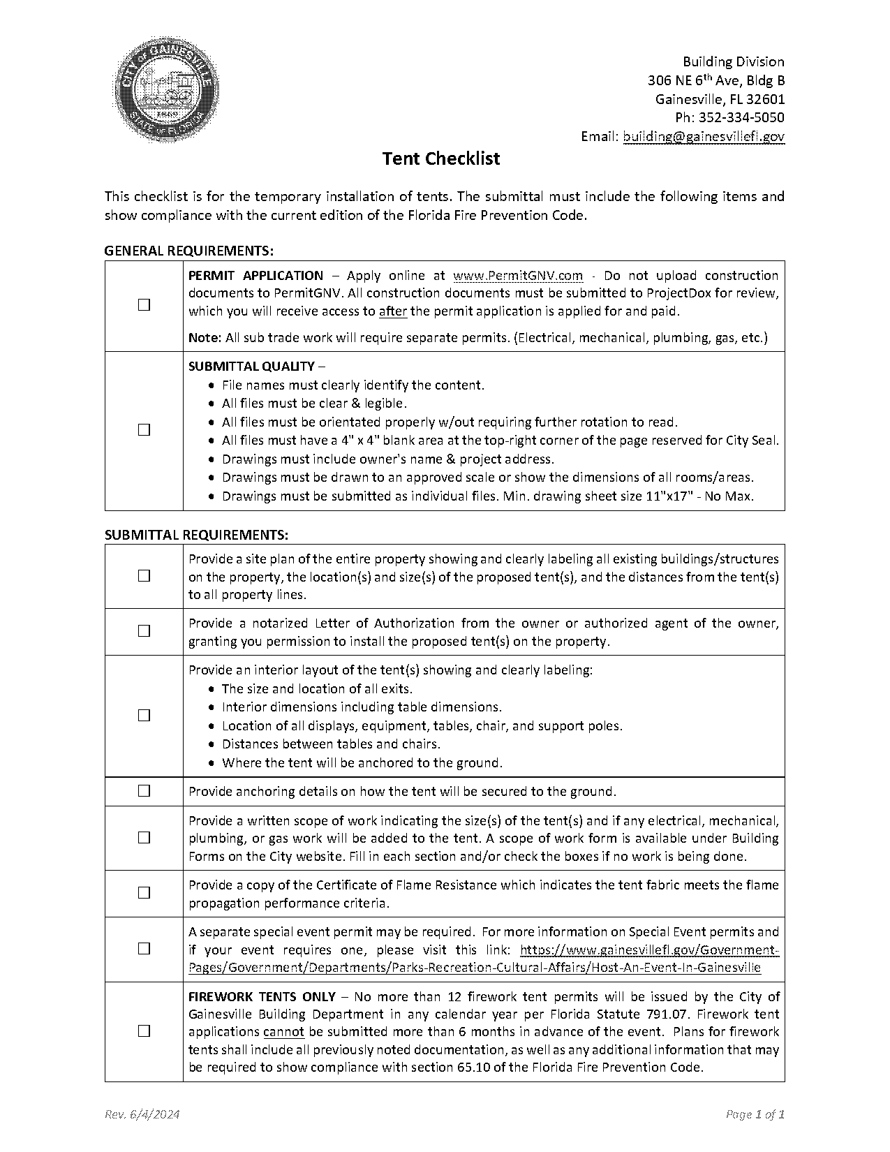 city of gainesville fl permit application