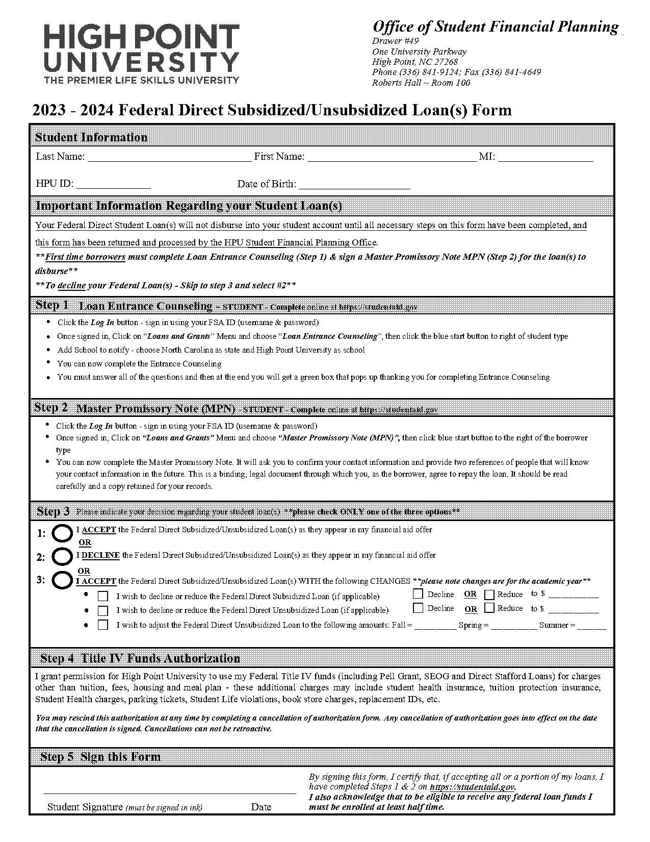 federal direct subsidized stafford loan vs unsubsidized