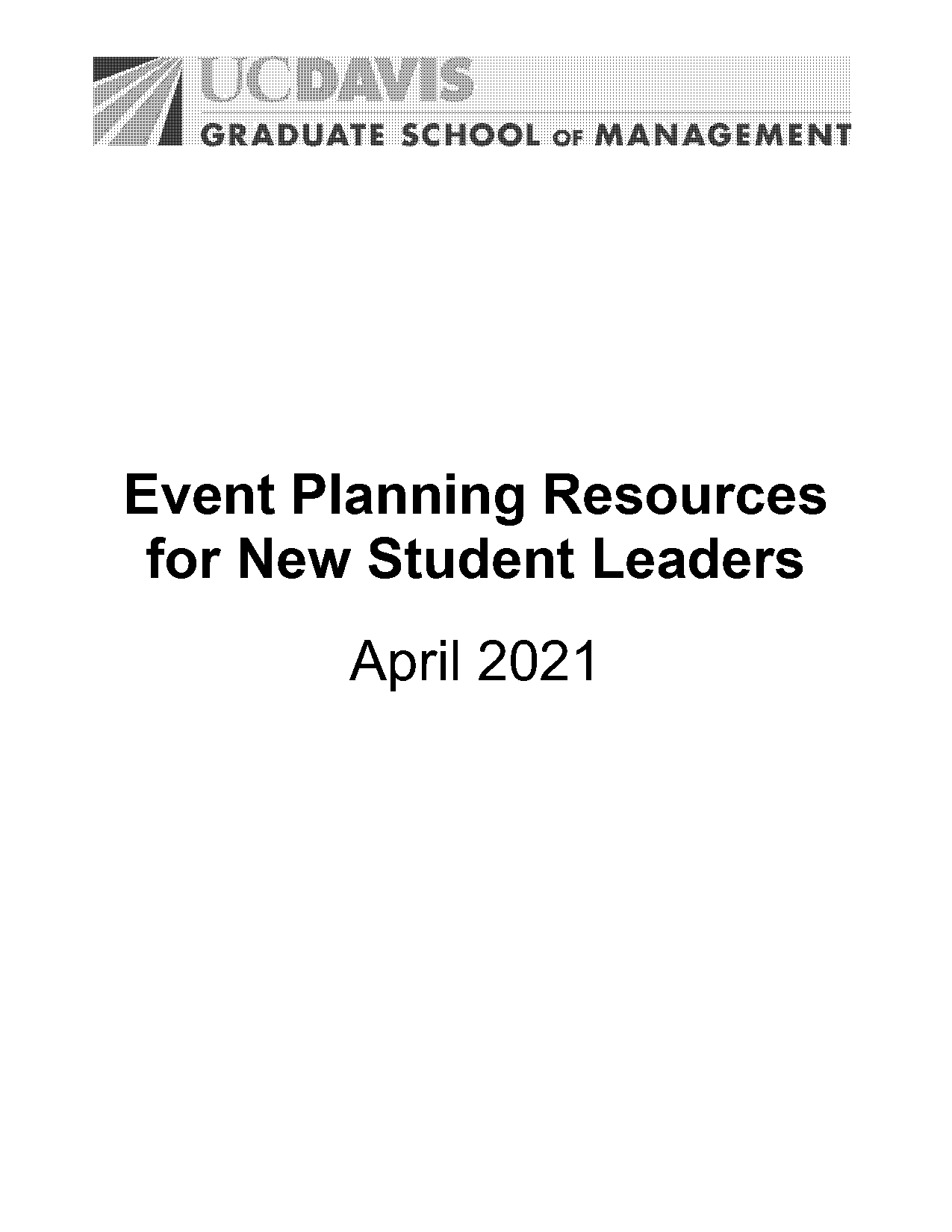 event planning grad school