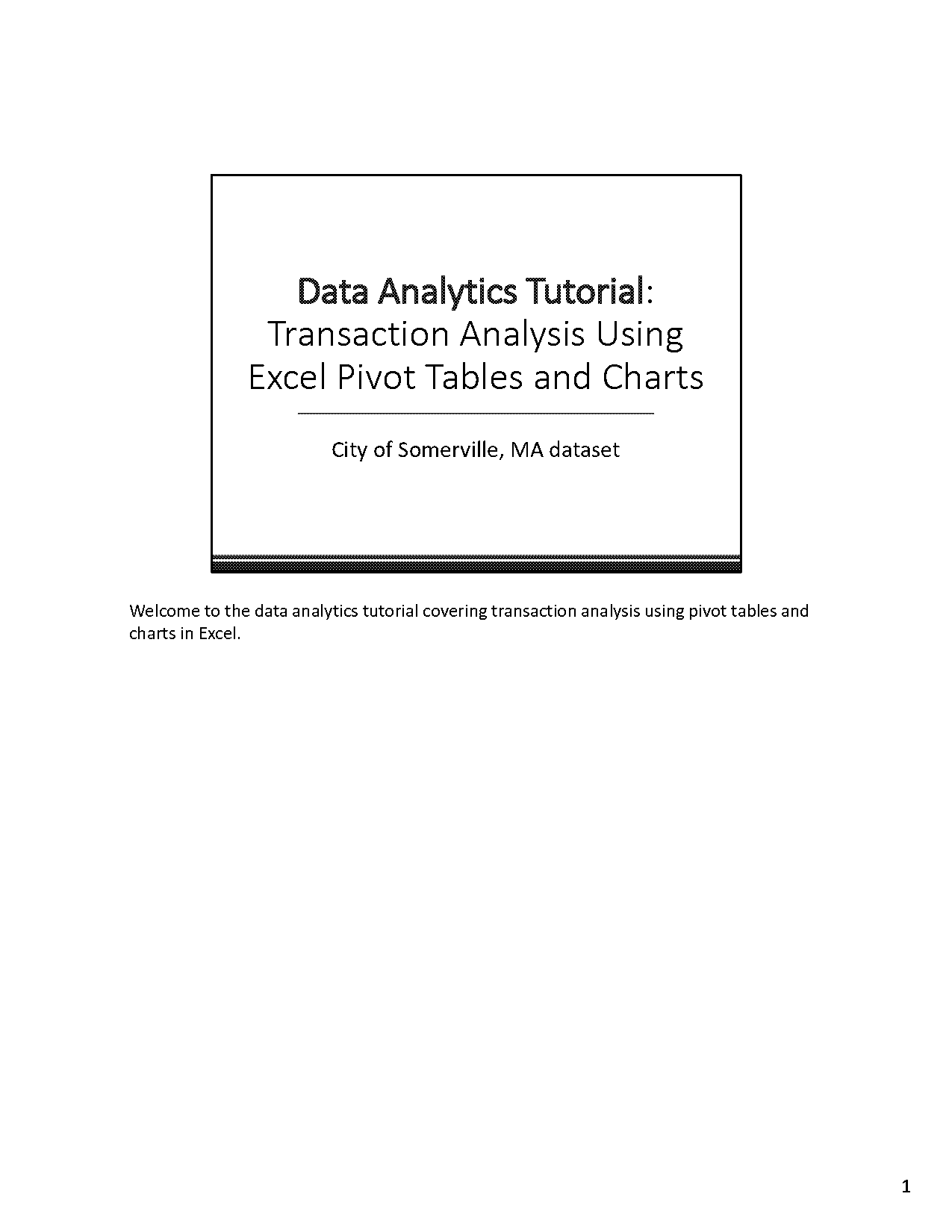 excel pivot table analysis