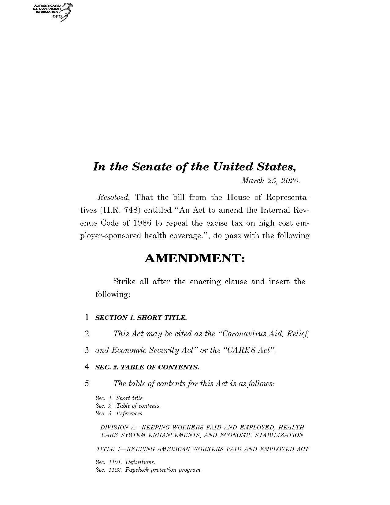 senate of canada emergency act