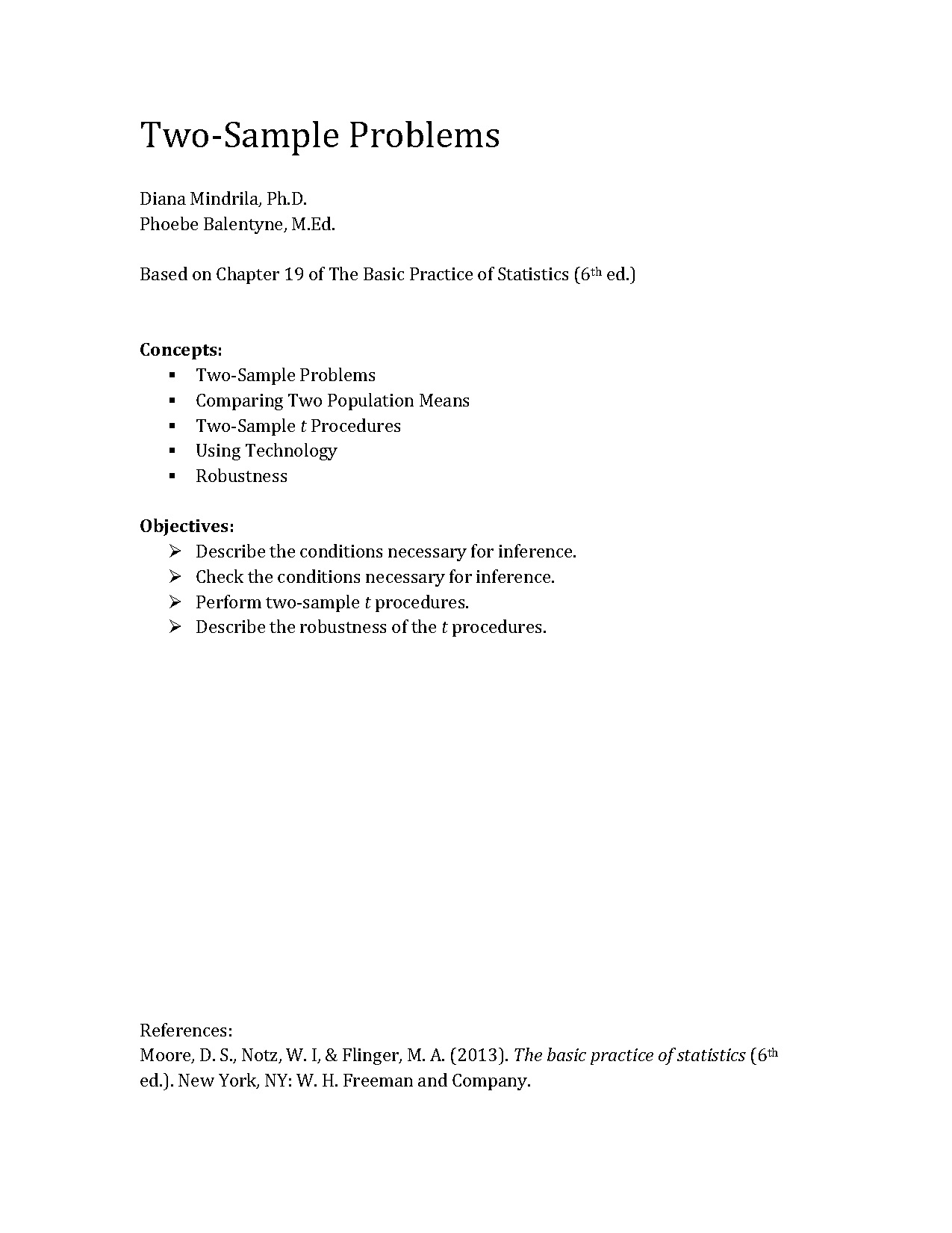 sample size calculation to show two independent groups are similar