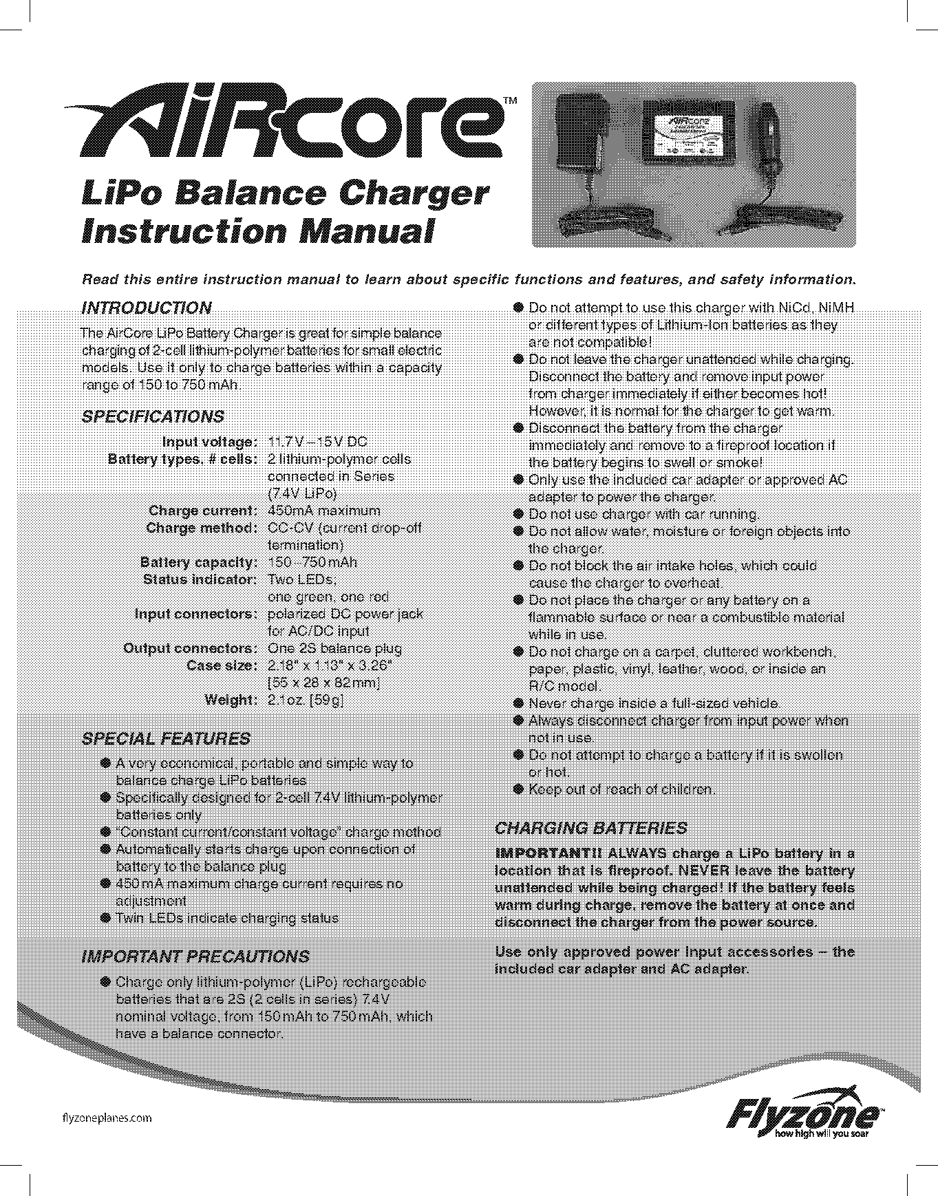 lipo balance charger instructions