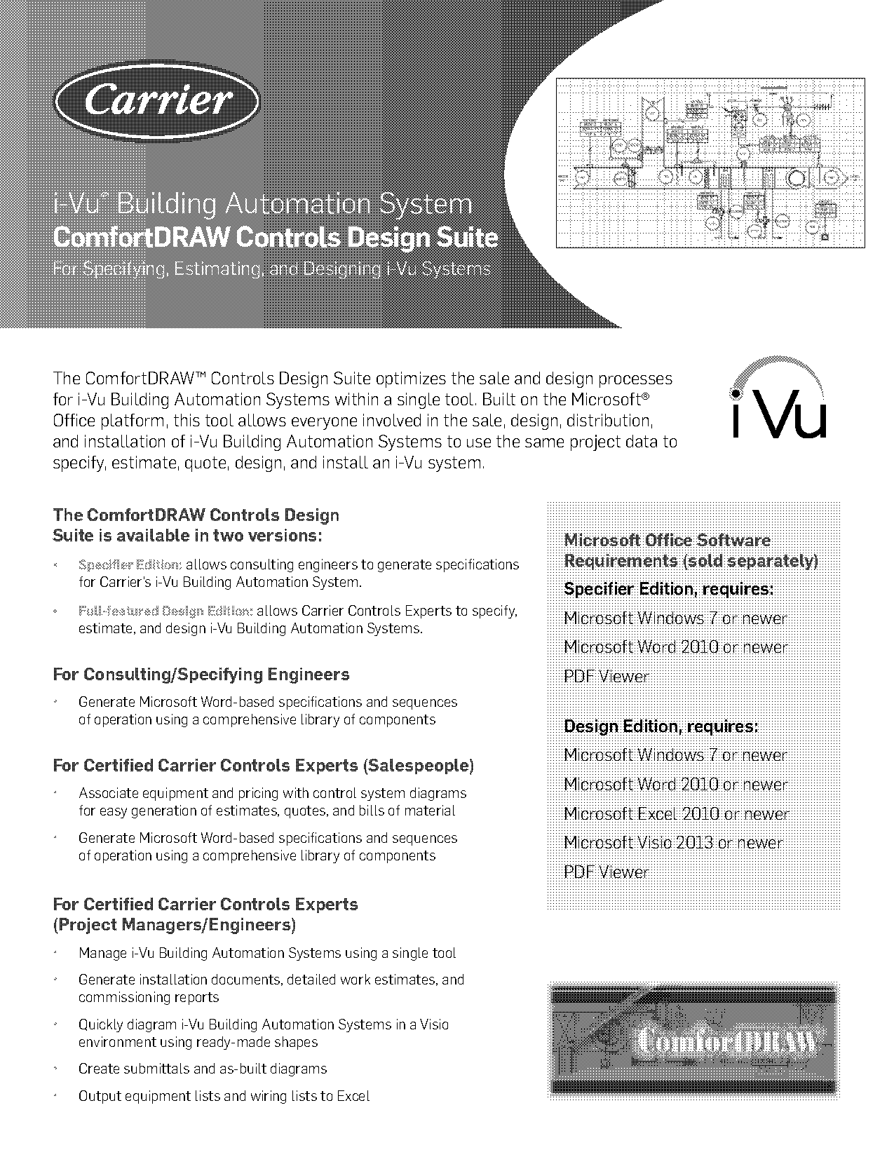 construct the vu diagram including modifications