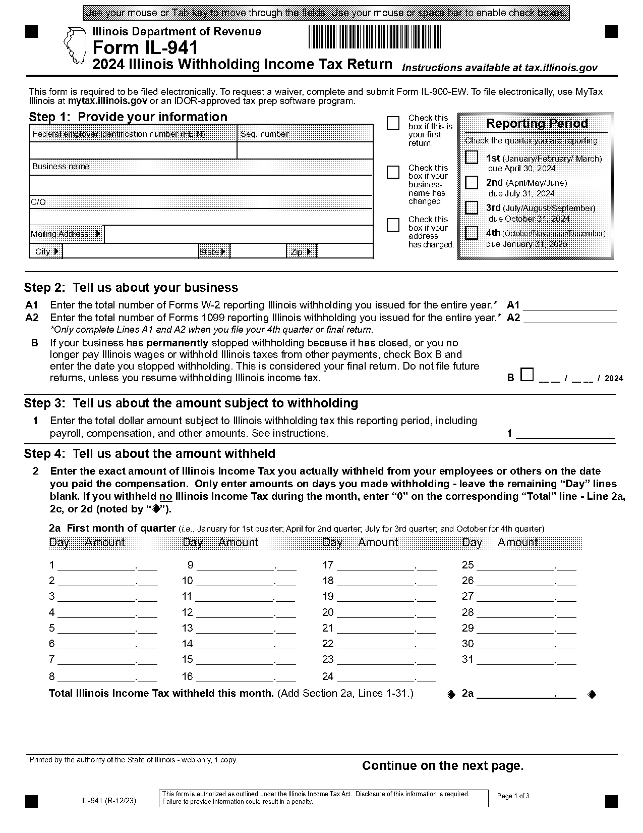 income statement zero or dash