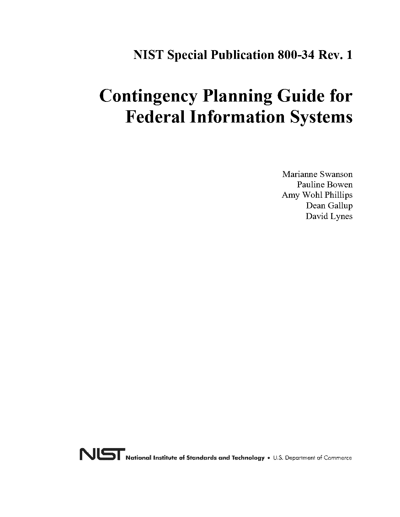 free simple cyber contingency plan template