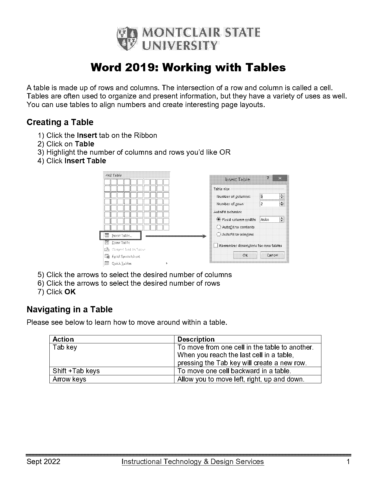 adding cells in table word