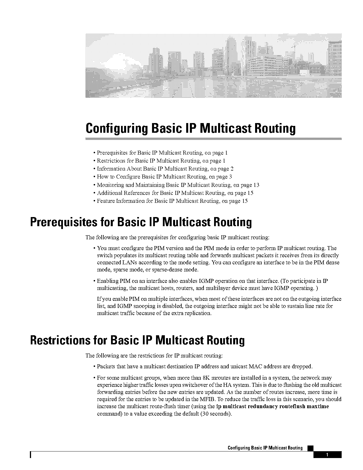 multicast routing directly connected host