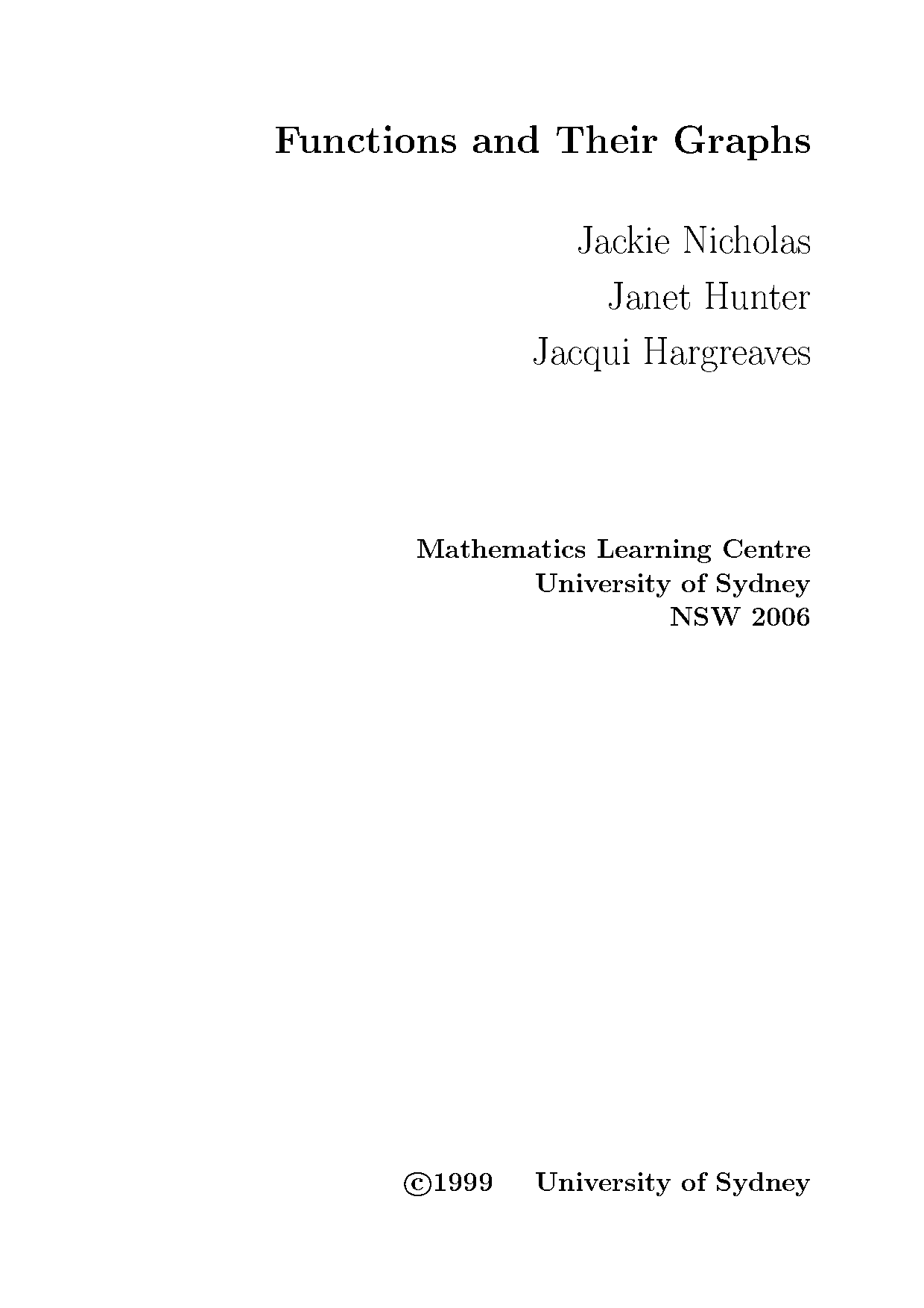 graphing all functions worksheet