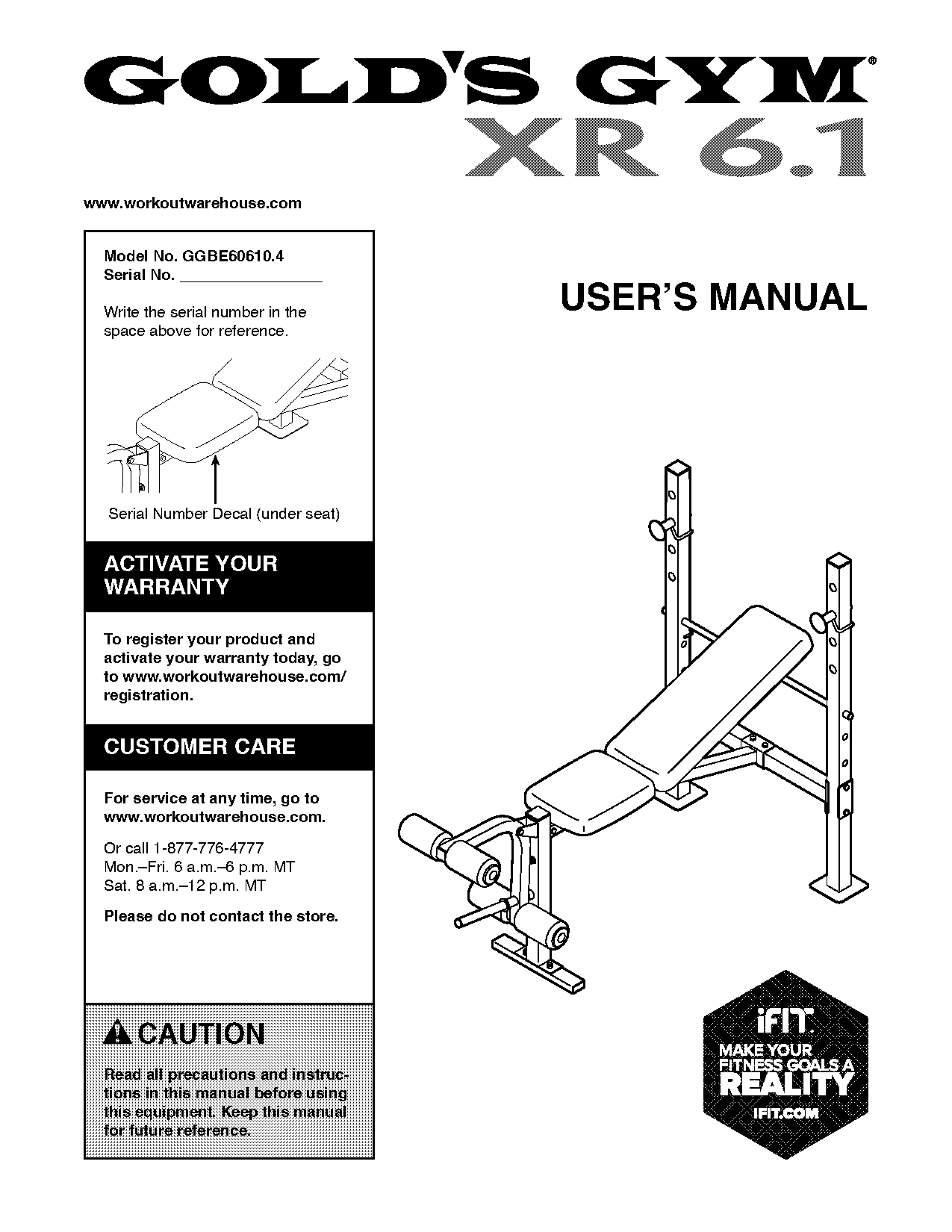 cap strength standard weight bench assembly instructions