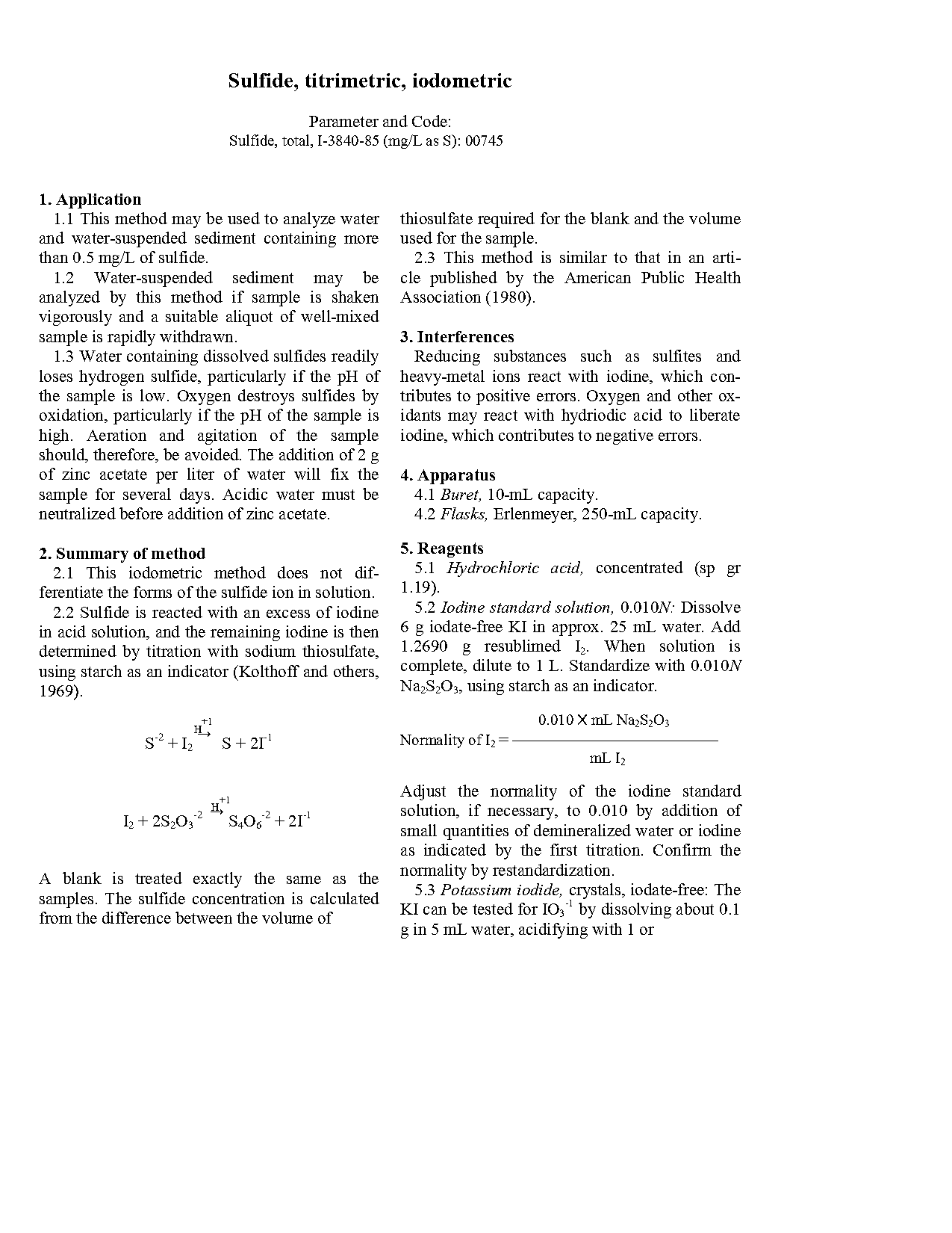 iodometric titration lab report