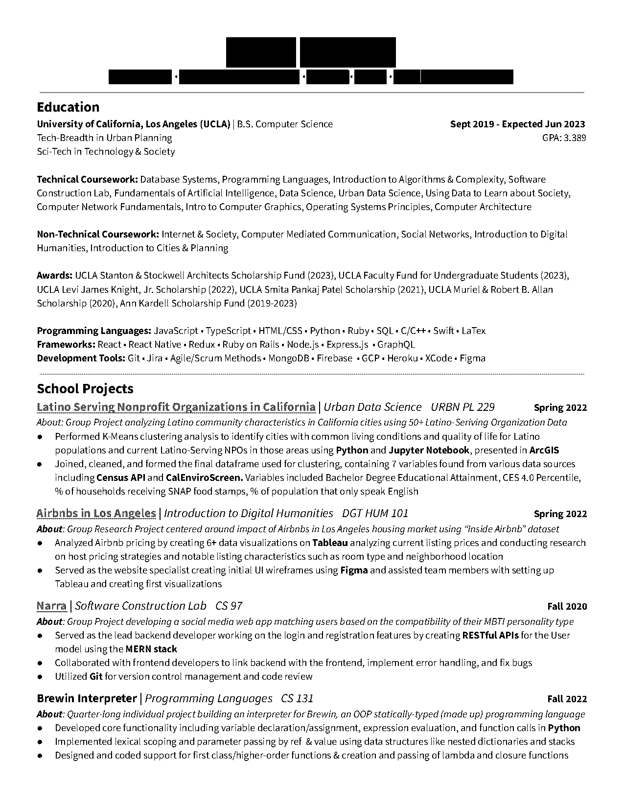 sample resume for data analyst with visualization